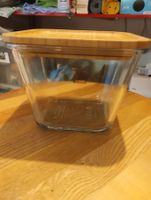 Récipient ikea bouchon en bambou.