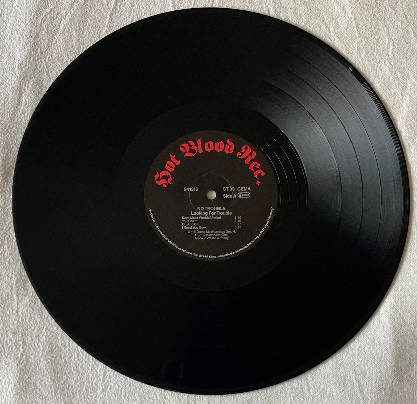 Vinyles: No Trouble – Looking For Trouble - LP - 1985 - First Press – D'occasion à Uster par Zardodel 2