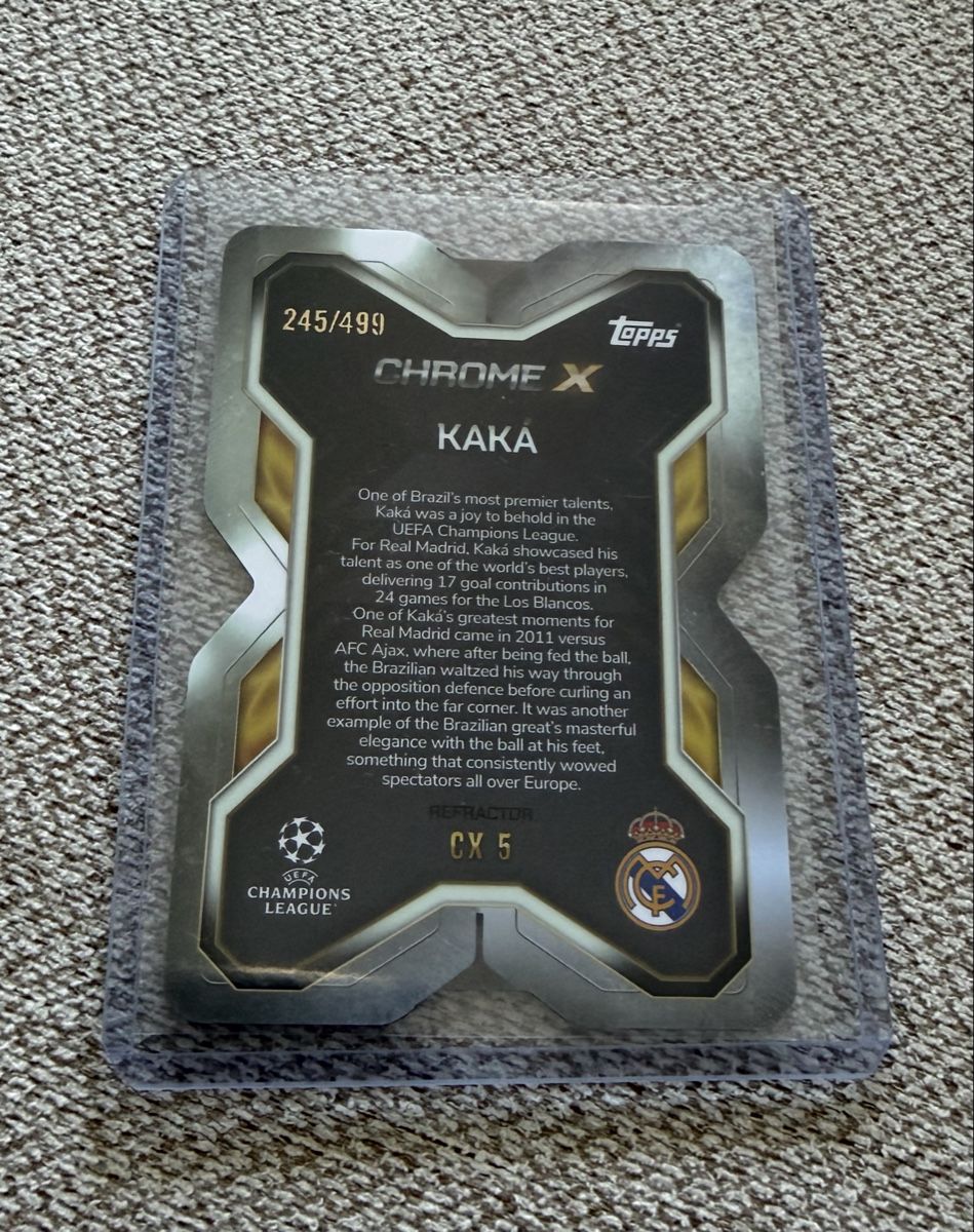 Topps Carte collezionabili: Kaka Chrome X Refractor /499 Match Attax 25/26 – Nuovo (secondo la descrizione) da Nidau venduto da UN_Sales 1