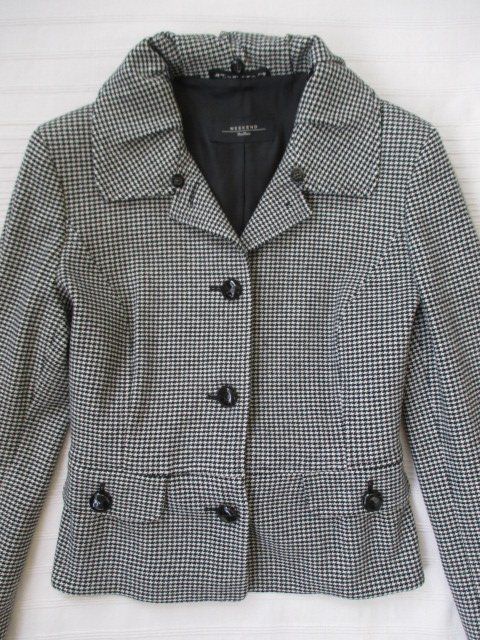 Costumi: Max Mara - Weekend Hahnentritt Wollmix Jacke + Rock 40/42 – Usato da Wetzikon ZH venduto da icewear 1