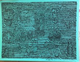 Lithografie signiert Jorma Karden 1972     (ID E54)