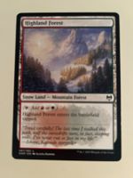 1 x Highland Forest - Magic: The Gathering - MtG