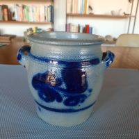 Einmachtopf Schmutzhafen Steingut glasiert 1l