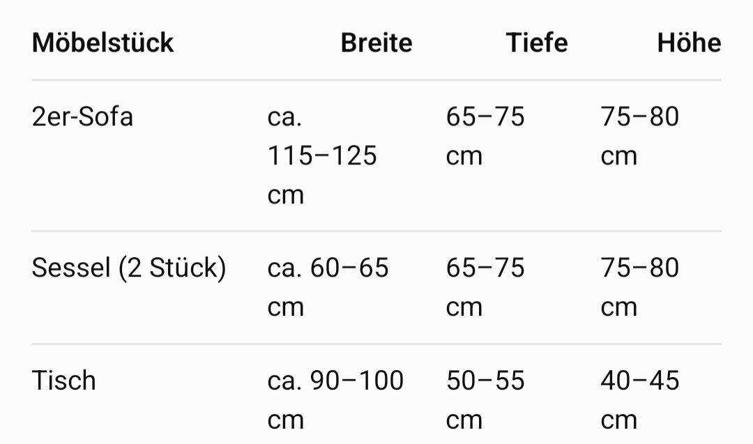 Ensemble table et chaises: Balkon Möbel Lounge – D'occasion à Scherzingen par Benjanil 4