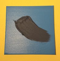 Bild- Abstrakte Malerei Blau 25cm x 25cm