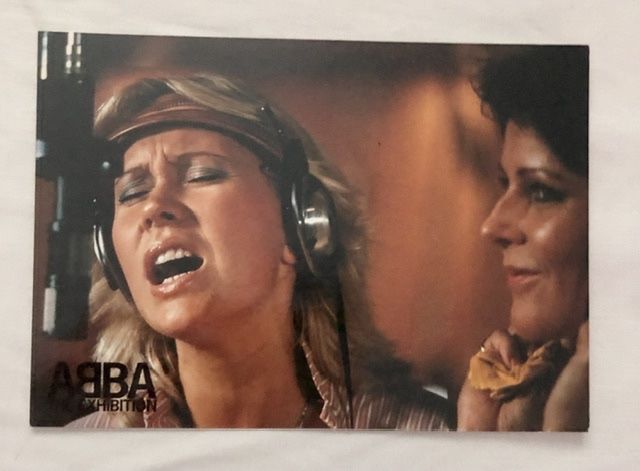 Ansichtskarten: ABBA Original Post Karte Agnetha Frida – Neu (gemäss Beschreibung) aus Wettingen von ABBA-Retro