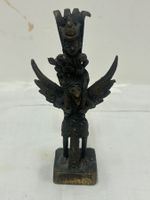 antike Bronze-Figur Vishnu Garuda Thai Totem 18. Jh. Selten!