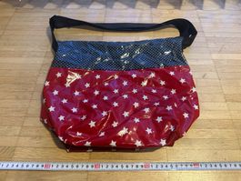 Damen Handtasche rot / schwarz