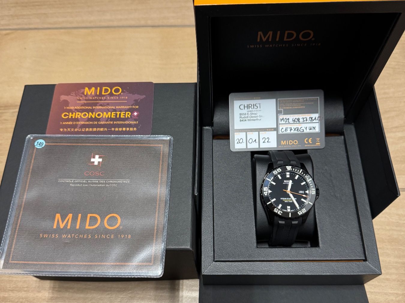Mido Orologi: Mido Ocean Star Diver 600 Chronometer Si (COSC) – Usato da Rupperswil venduto da Arcore 3