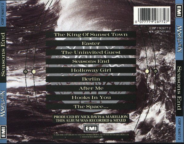 CD: Marillion – Seasons End – Usato da St.Gallen venduto da jalamusic 1