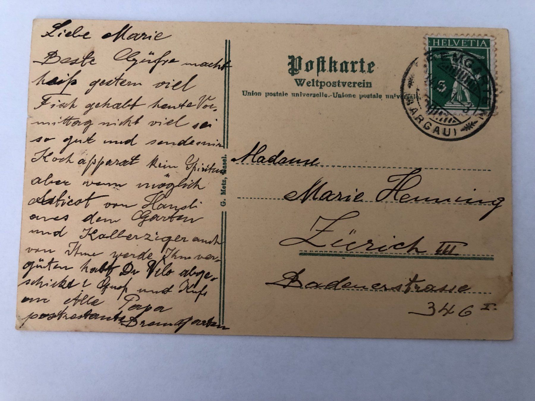 Cartes postales: Bremgarten 1911 – D'occasion à Pfäffikon ZH par Waltoversand 1