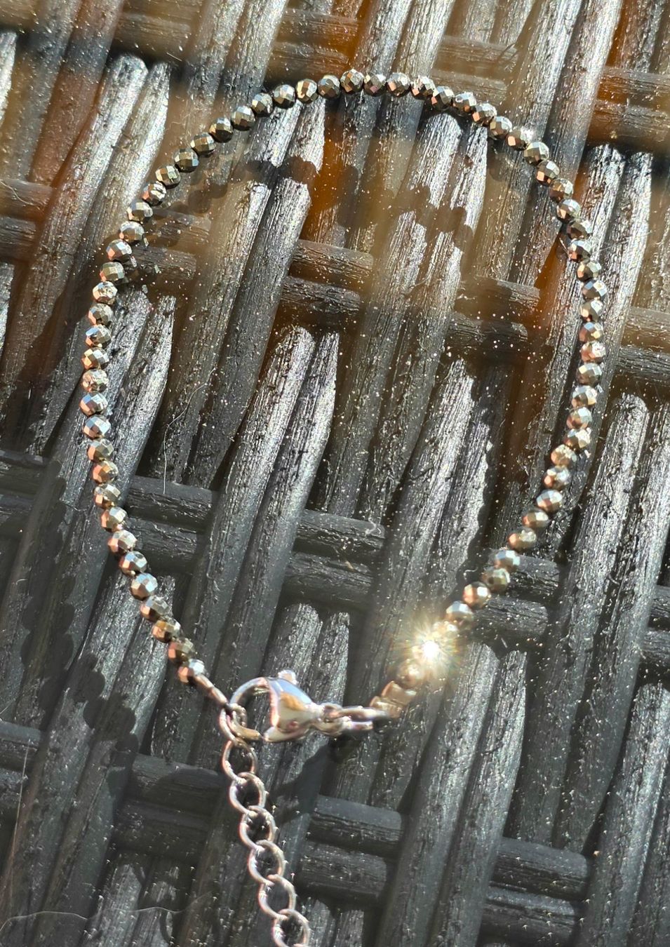 Minerali & Pietre curative: Pyrit Armband facettiert – Nuovo e nell'imballaggio originale da Matzingen venduto da Shay_Crystalz