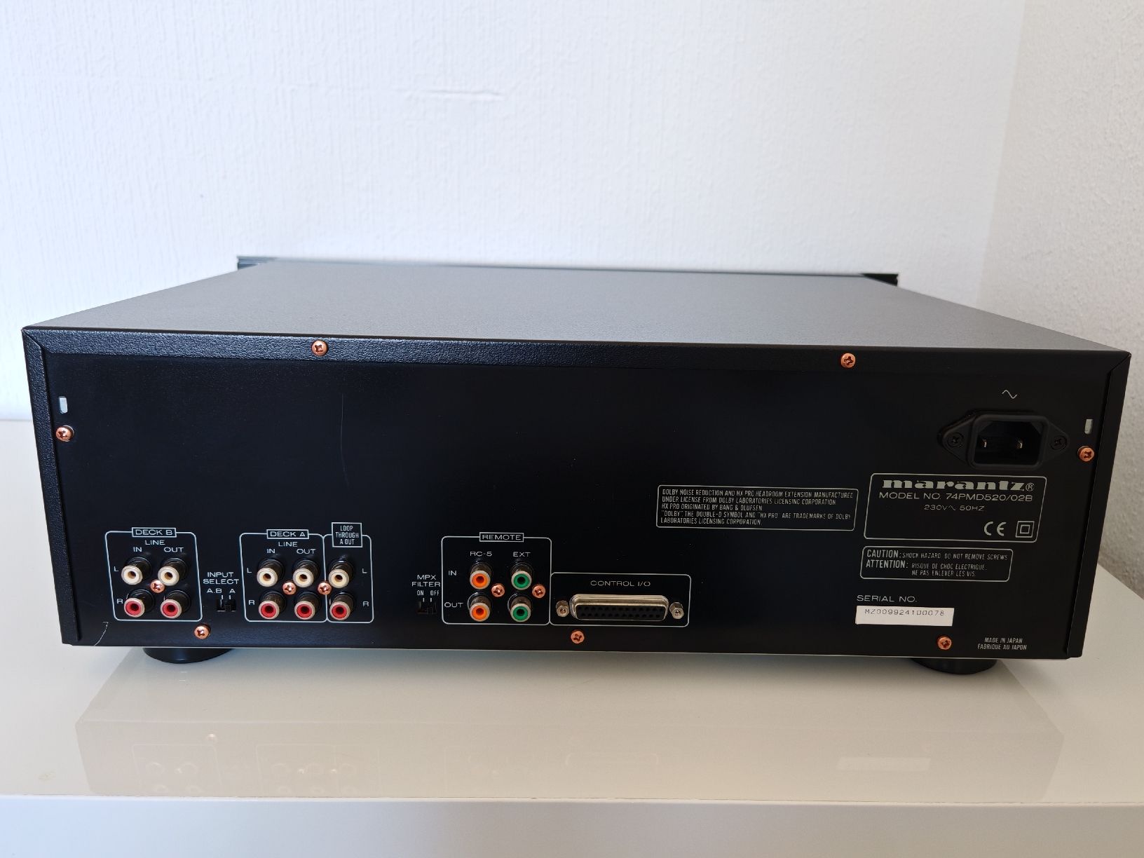 Marantz Aufnahmegeräte: Marantz PMD520 Professional 3 Heads Double Cassette Deck – Gebraucht aus Wil SG von Kazreh 8
