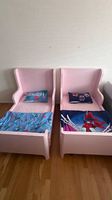 2x IKEA BUSUNGE Kinderbett ausziehbar inkl. Matratze