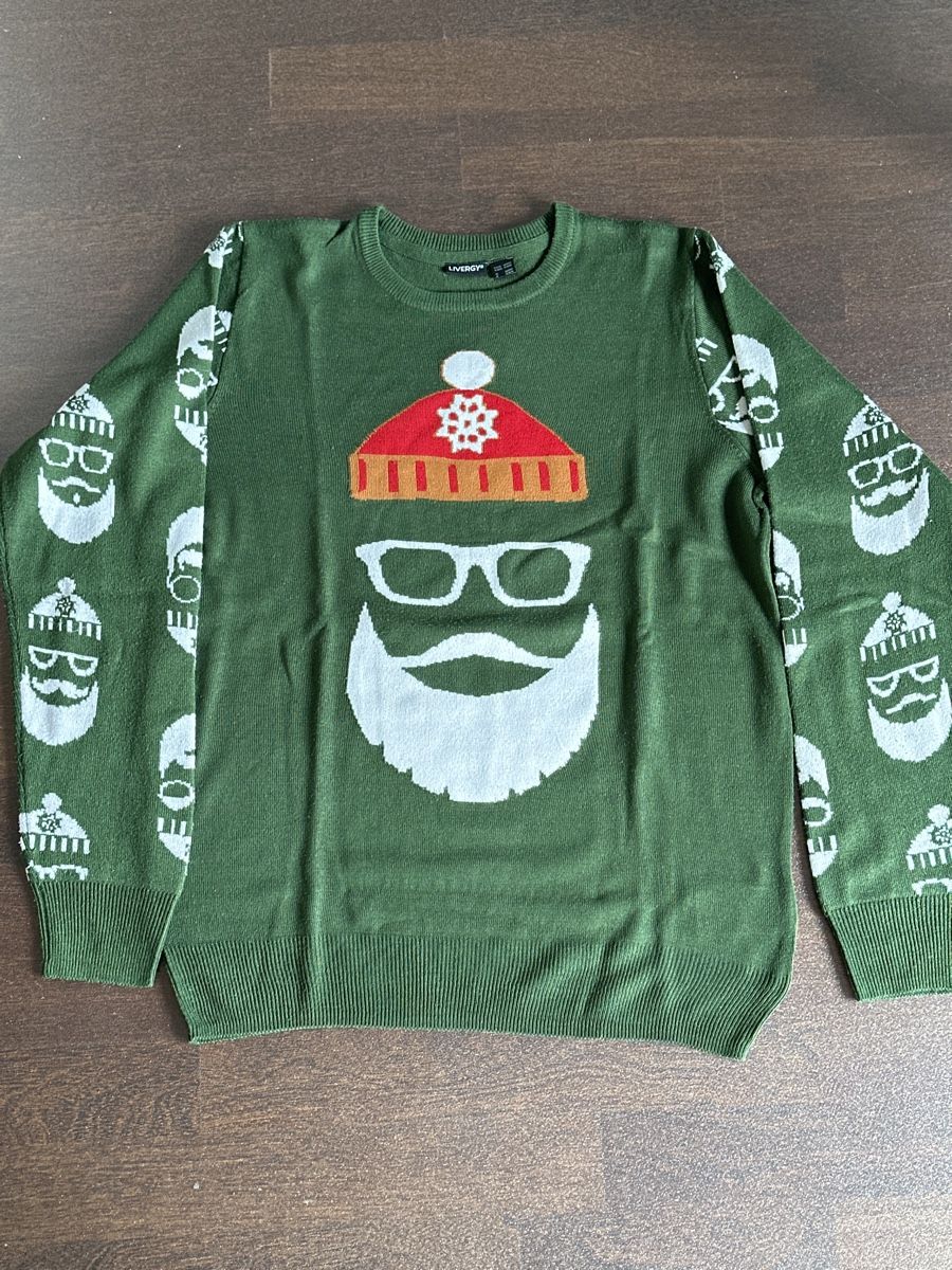 Maglioni & Felpe: Lustiger Weihnachtspullover mit Bart, Gr. M, neuwertig! – Nuovo (secondo la descrizione) da Neerach venduto da Matug1248