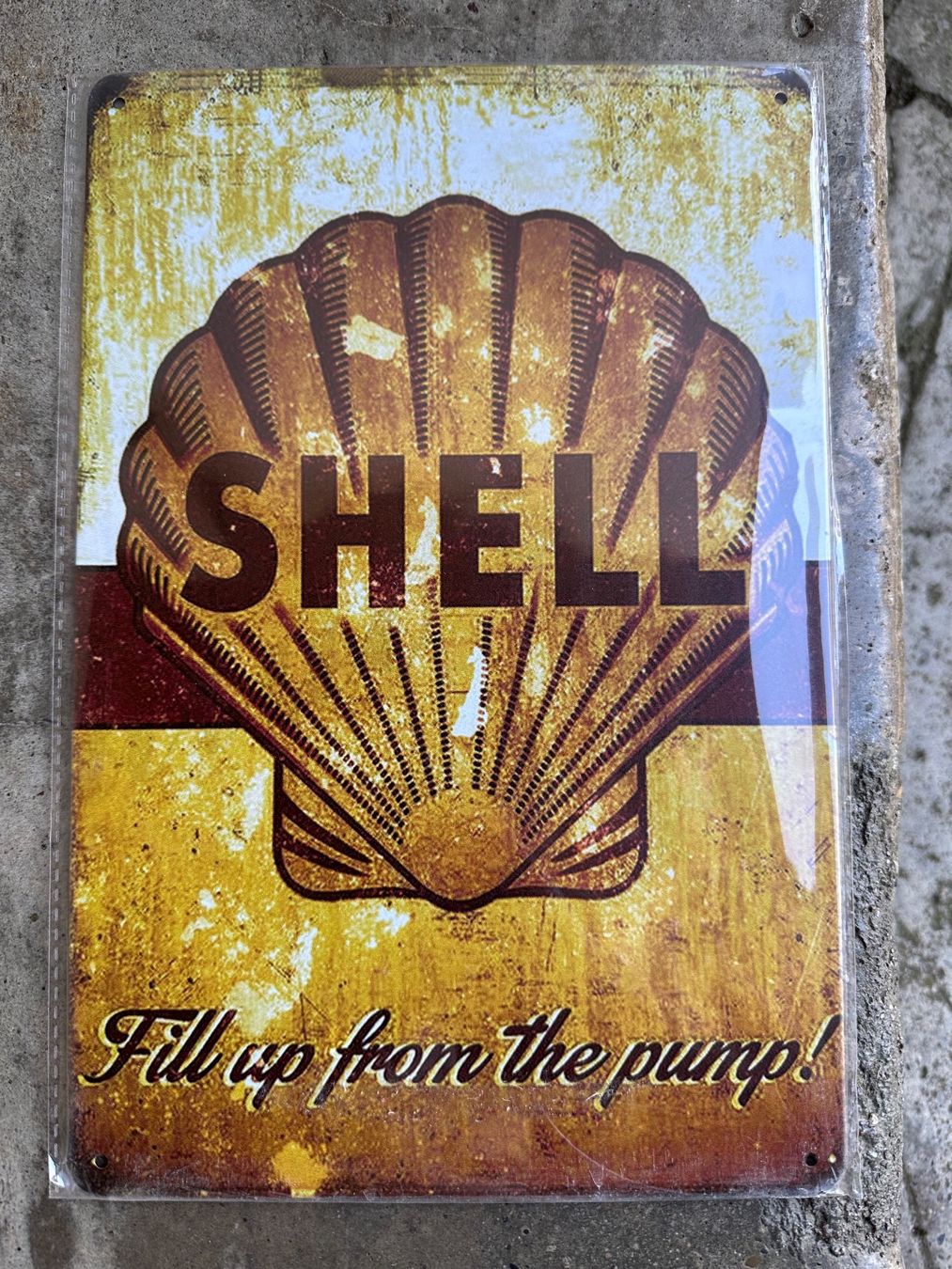 Insegne: Shell benzin öl Tankstelle werbung classic – Nuovo (secondo la descrizione) da Reinach AG venduto da rares75