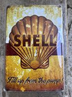 Shell benzin öl Tankstelle werbung classic