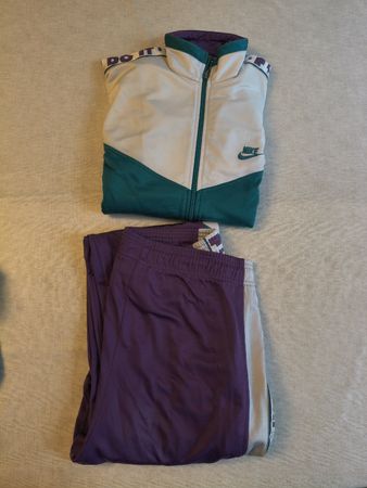 Nike Tracksuit Set Purple Teal White Size S Used Condition