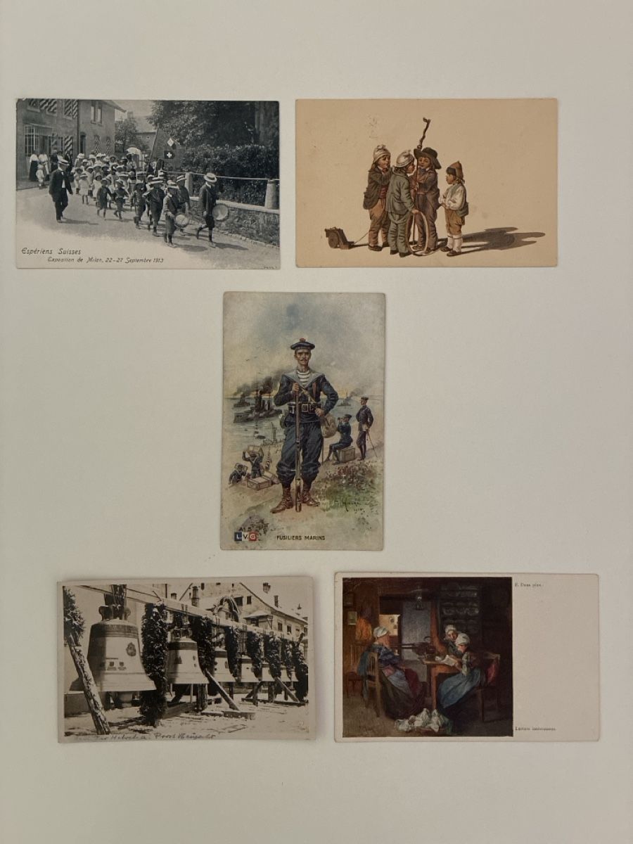 Cartoline postali: 10 Ansichtskarten ganz spezielle Nr. 2 – Usato da Oftringen venduto da Cla.vD.74