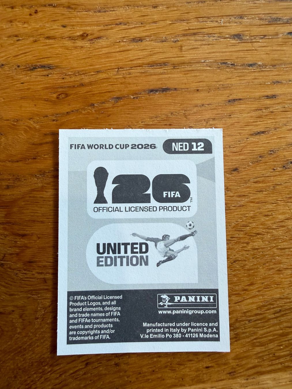 Panini Carte collezionabili: Panini Sticker 2026 NED 12 – Nuovo (secondo la descrizione) da Masein venduto da Buender45 1