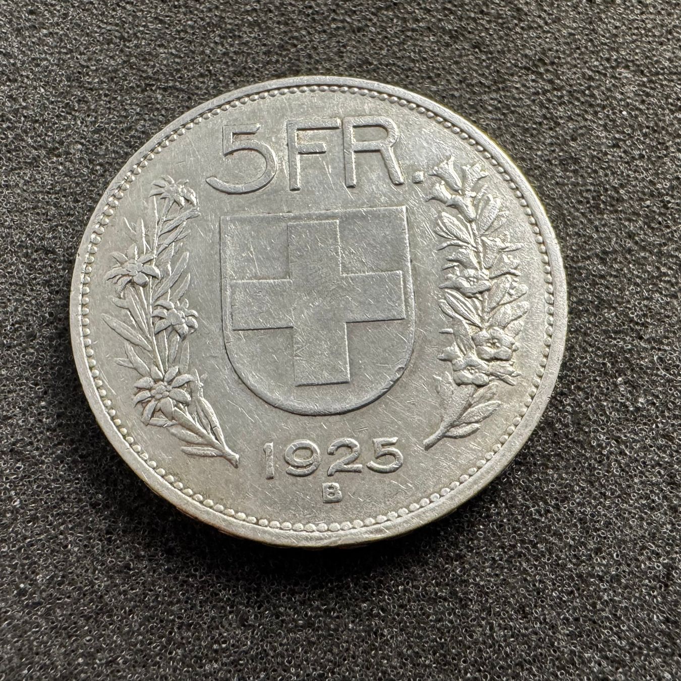 Tutti le monete: 5 Franken Silber 1925 - Alphirte – Usato da Reitnau venduto da tb-muenzen