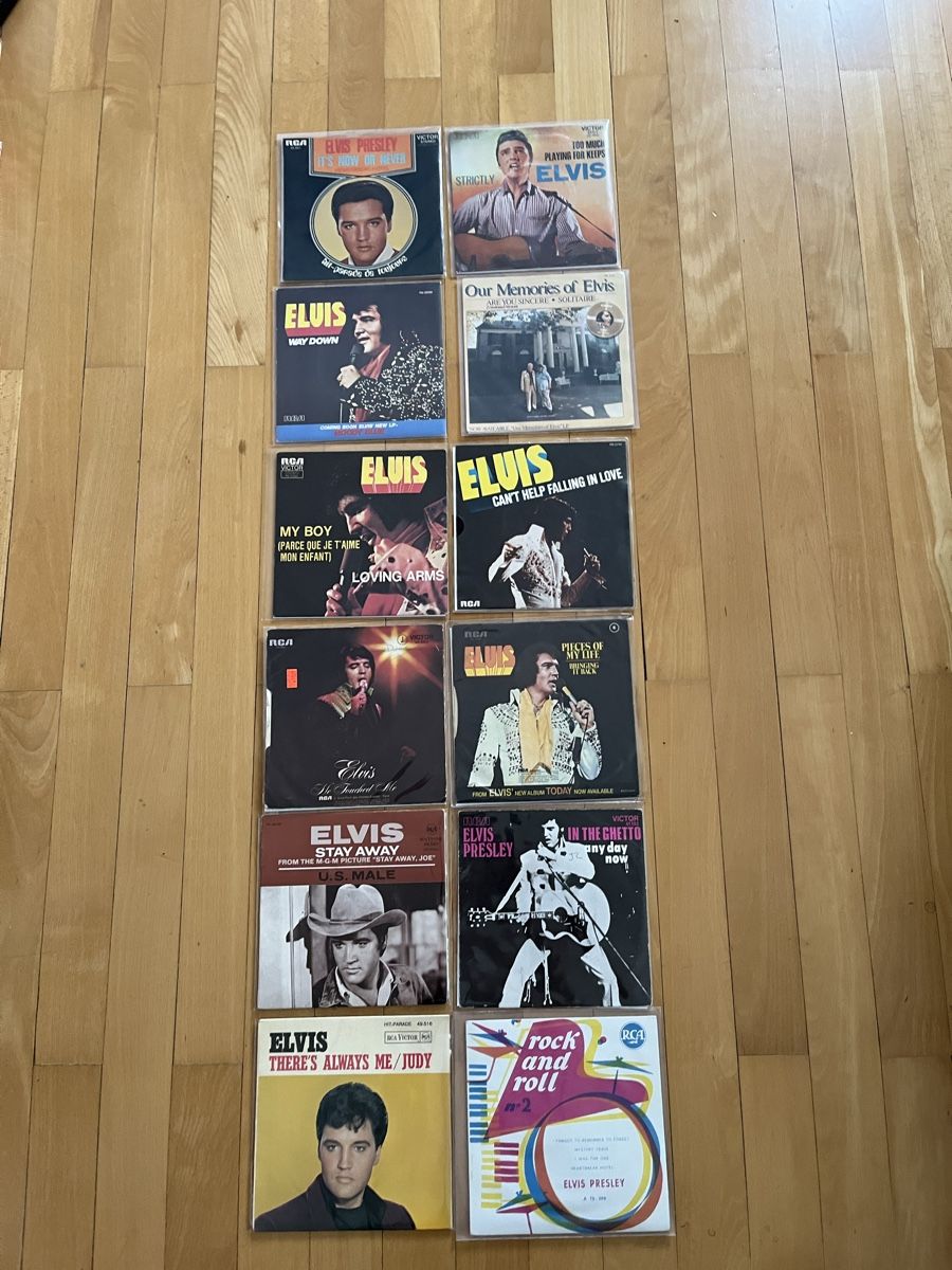 Schallplatten: Elvis Presley Singles Schallplatten Sammlung – Gebraucht aus Münchenstein von mbc_sbc8