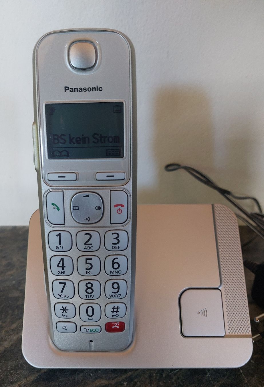 Panasonic Telefoni: Gigaset AS405 Schnurlostelefon, silber, mit Netzteil, CH – Nuovo (secondo la descrizione) da Summaprada venduto da nora014