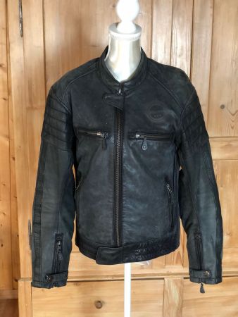 Coole Herren Motorradlederjacke Gr. 48