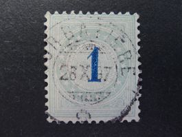 1897 Nr. 1 Type N mit Vollstempel