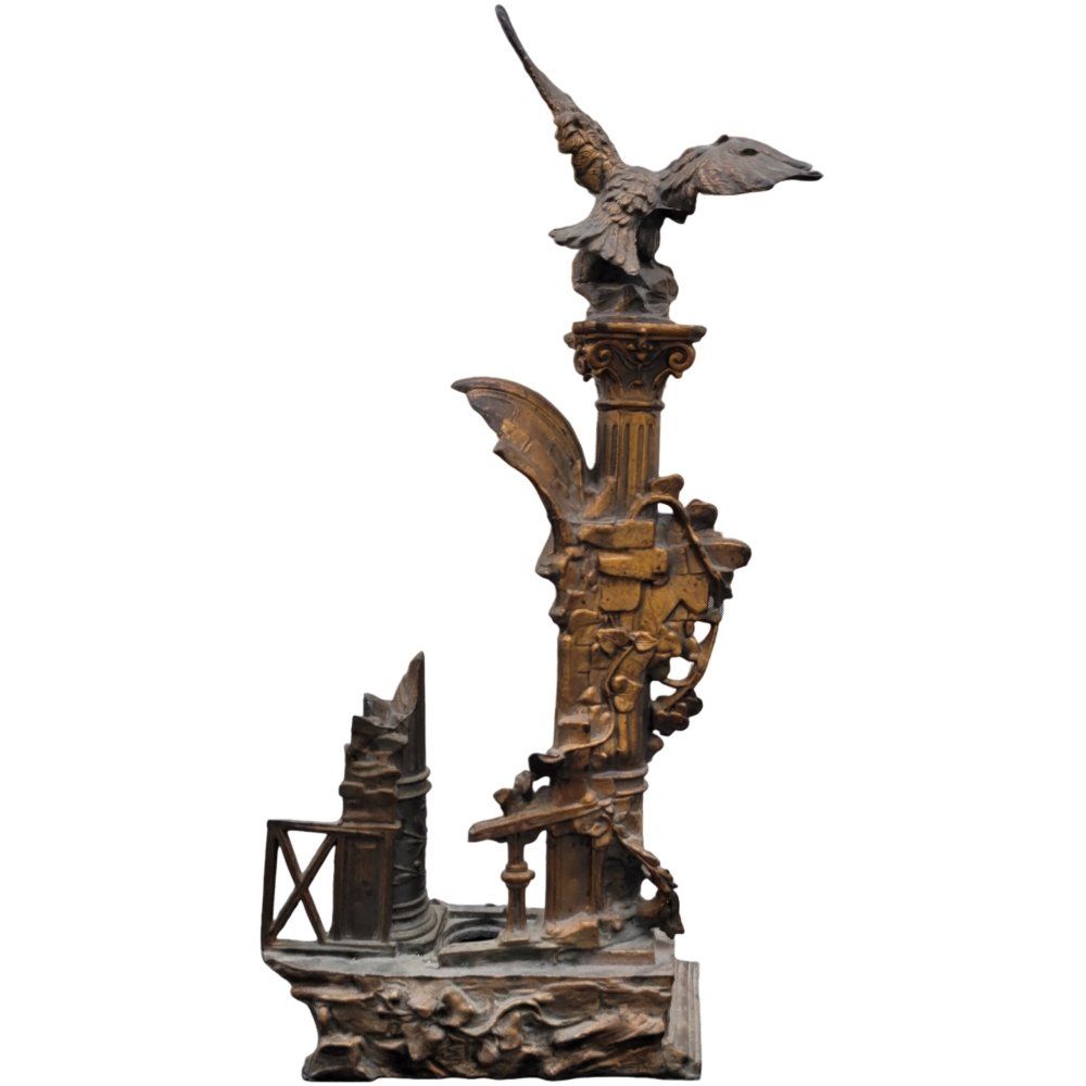 Sculture & Statue: Bronzierte Figur Adler Skulptur – Nuovo e nell'imballaggio originale da Liestal venduto da fibonaccis 2