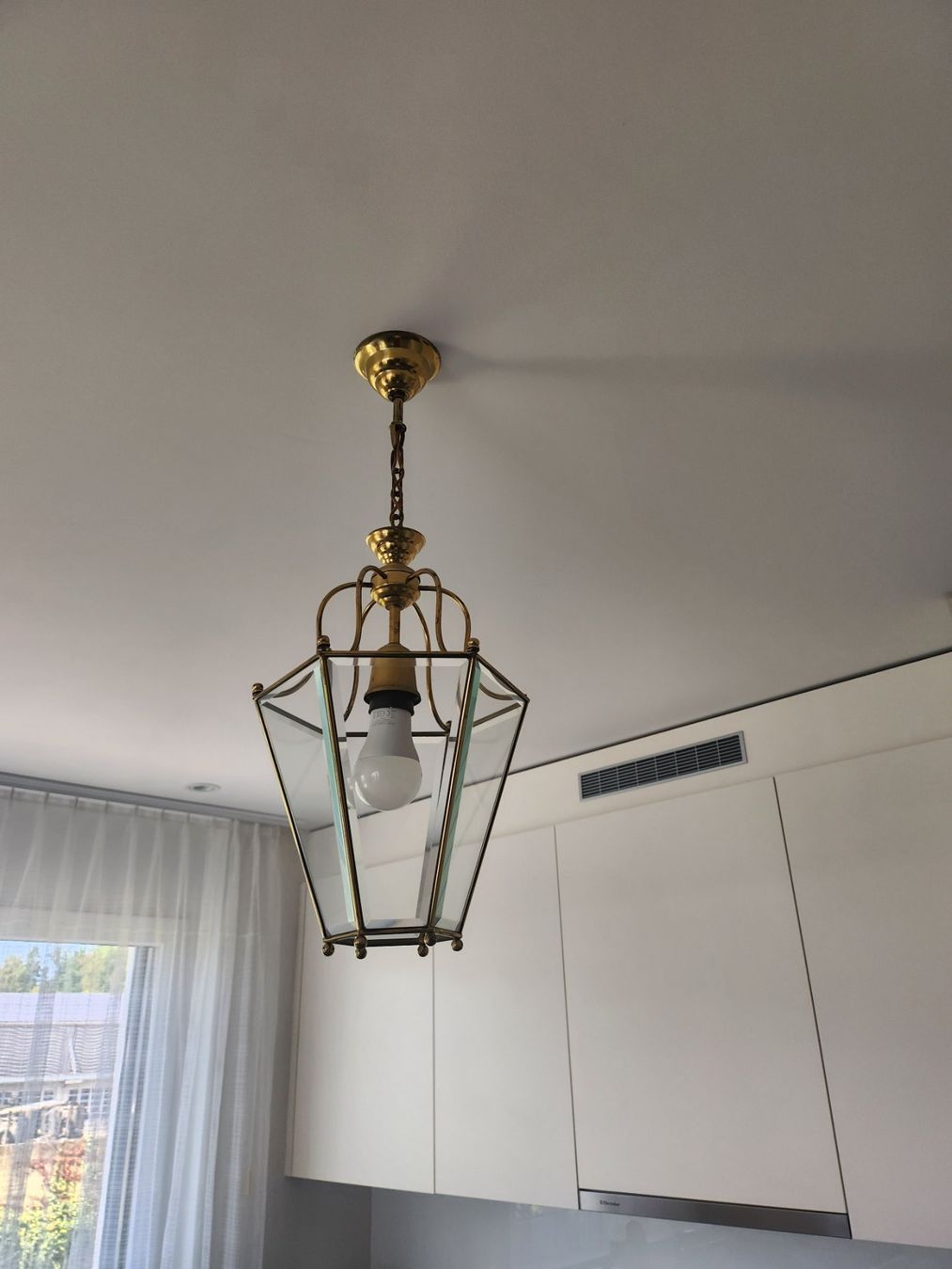 Lampadari & plafoniere: Hängelampe mit Glasteilen – Usato da Othmarsingen venduto da pao_2xld