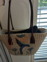 Sommer Max & Co. Stoff-Tasche mit Vögel-Applikation ☀️ 🏝️