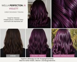 3 Wella Perfecton Color Fresh 6 Direktziehende Tönung violet