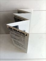 Brochure Catalogue Tarif Subaru 1985 (Suisse)