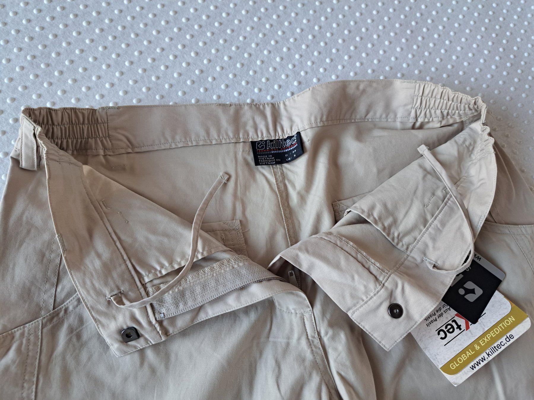 Killtec Pantaloni: NEU! Killtec Outdoorhose 7/8 Gr. 38 – Nuovo e nell'imballaggio originale da Gysenstein venduto da joshuas81 2