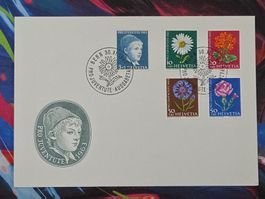 CL28 Enveloppe + Timbre Suisse 1963