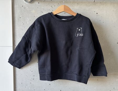 Hessnatur Pullover 110 116 dunkelblau Sweatshirt Baumwolle