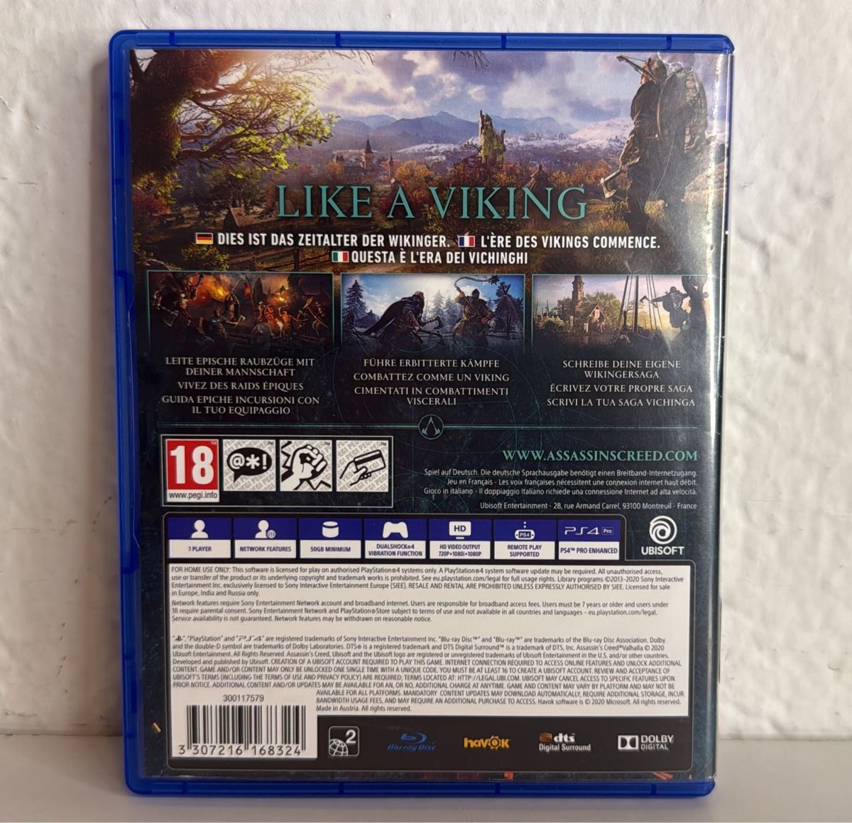 Sony Spiele: Assassin's Creed Valhalla PS4/PS5 game disc and case – Gebraucht aus Ehrendingen von bubulence 1