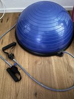 Balance Ball mit Griffen 25 cm Bosu Blau Fitness Training