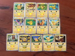 Pokemon 30th Pikachus Lot