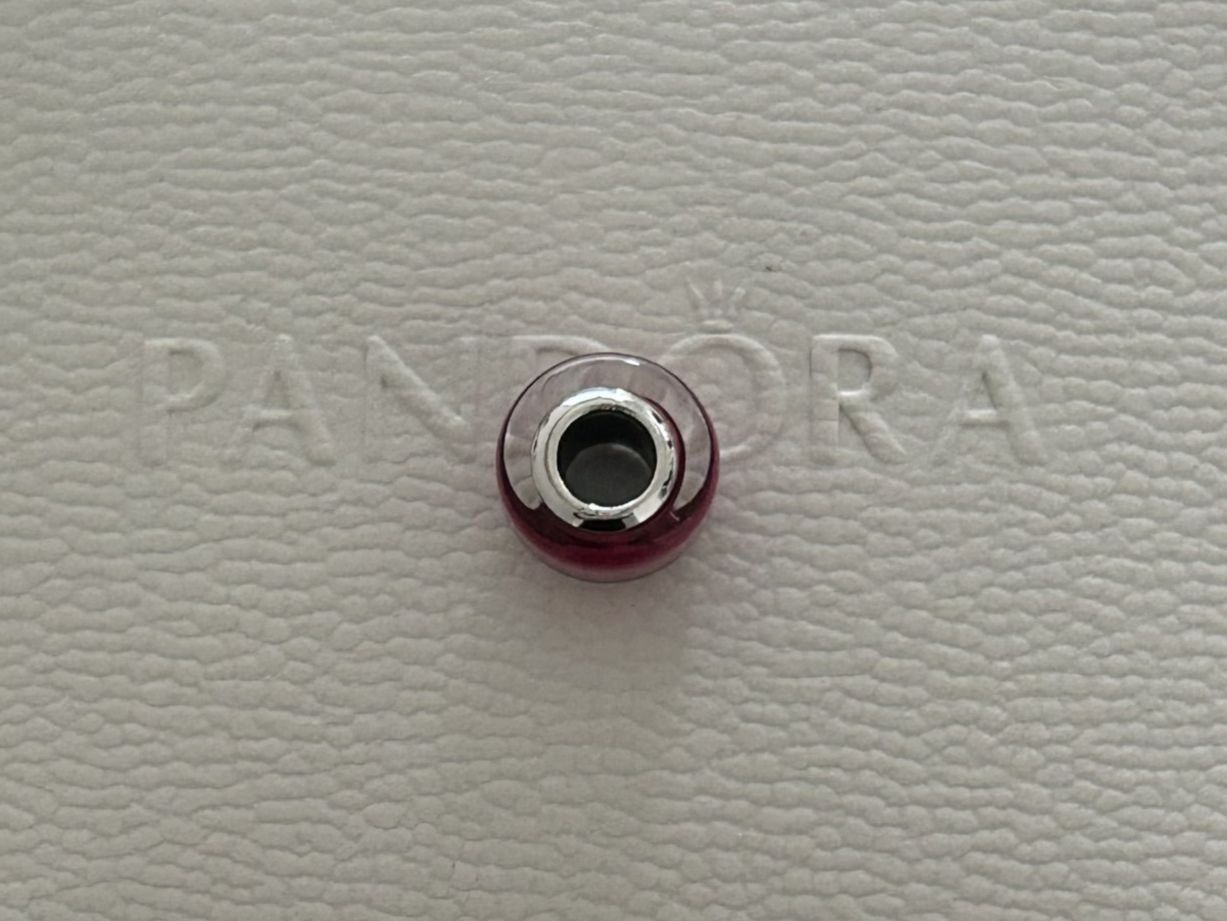 Pandora Ciondoli: Original Pandora Rosafarbenes Murano-Glas Mini-Charm – Nuovo (secondo la descrizione) da Rheinfelden venduto da Boutique_Luxe 2