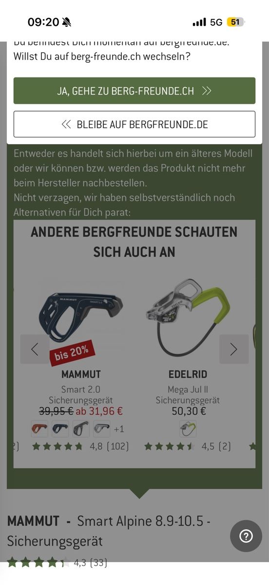 Kletterausrüstungen: Mammut – Gebraucht aus Uster von Flummi 6