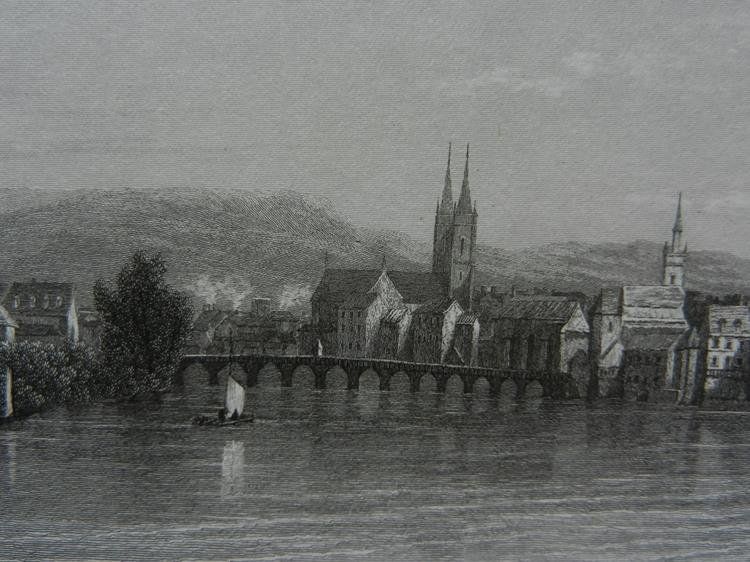 Gravures: Vue de Bâle Basel – D'occasion à Risch par Rischli15 9