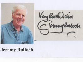 Autogramm von Schauspieler Jeremy Bulloch GB, †