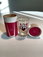 Exposition Universelle Suisse 64, verre à vin + étuis
