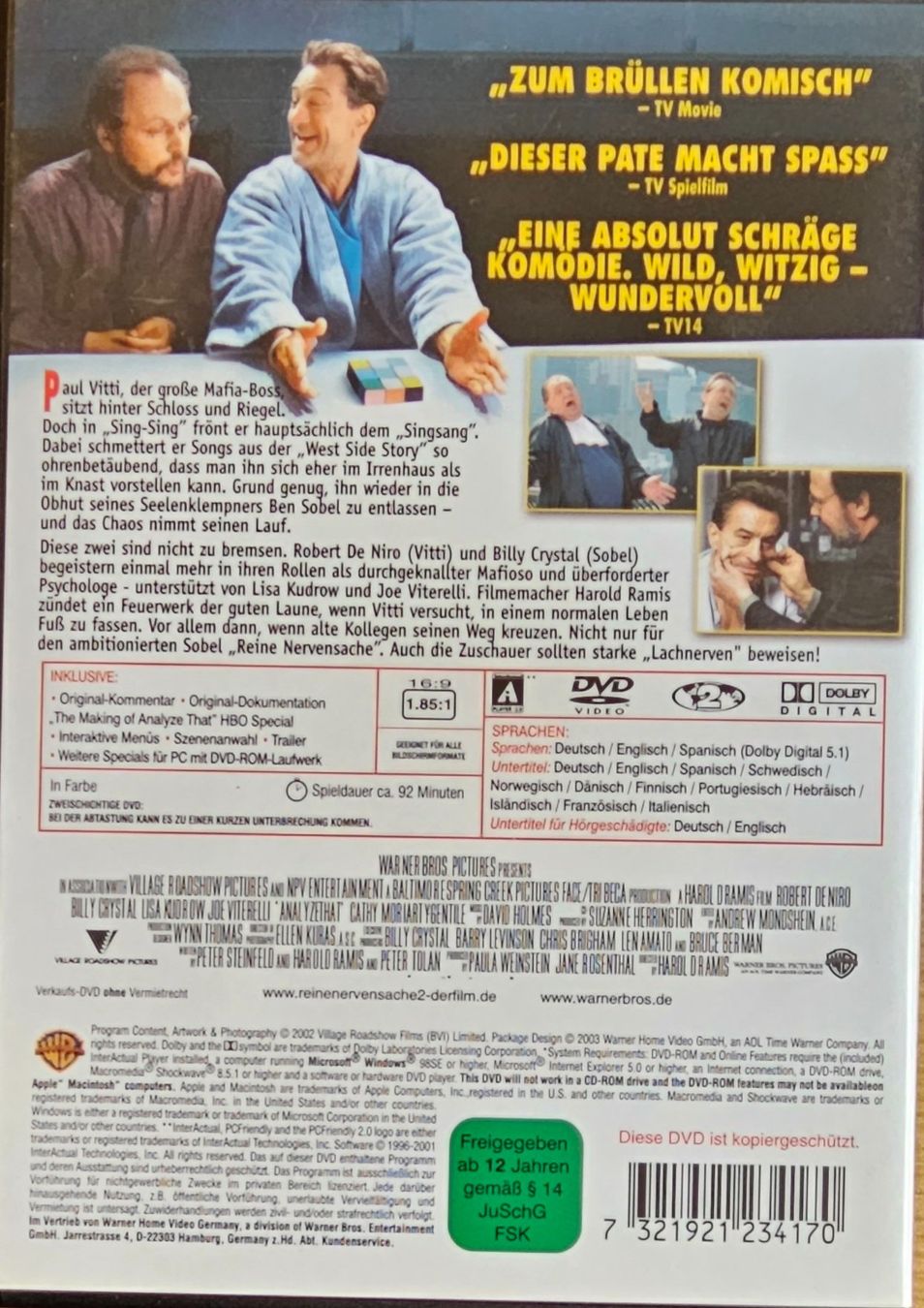 Alle DVDs: Reine Nervensache 2 – Gebraucht aus Wahlen b. Laufen von Cg10 1
