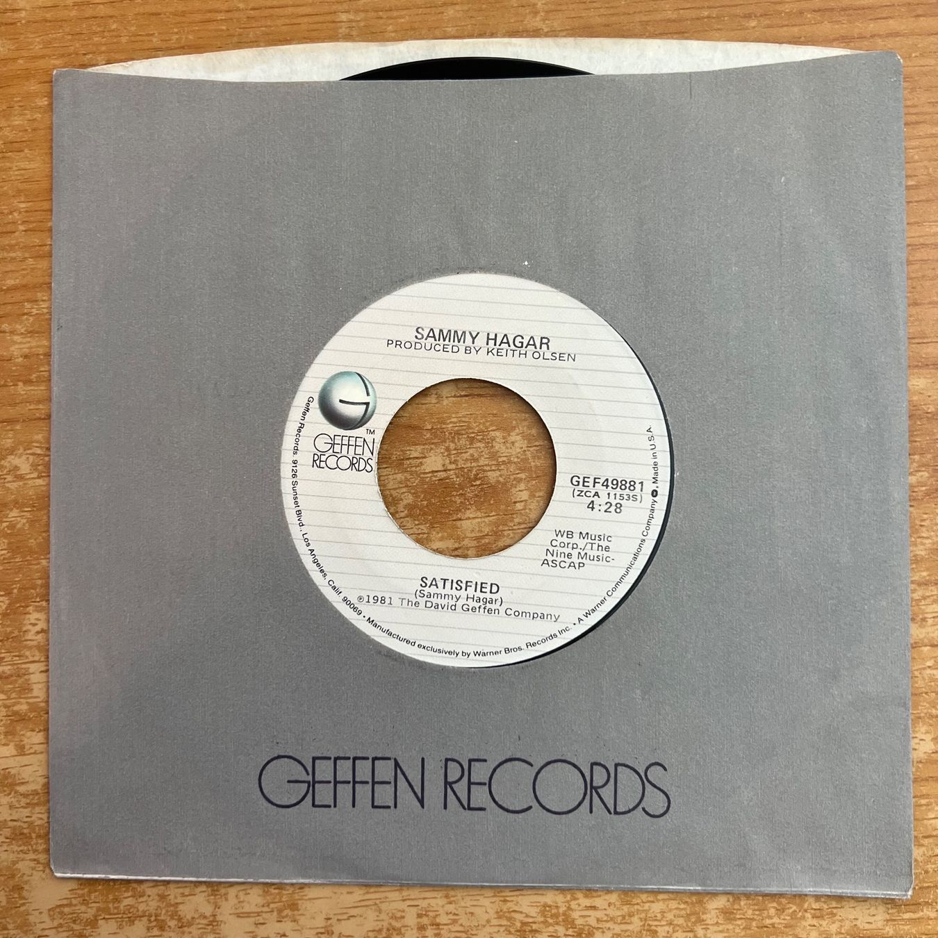 Dischi in vinile: Sammy Hagar - I'll Fall In Love Again / 1. US-Press. 1981 – Usato da Gais venduto da soundcave57 1