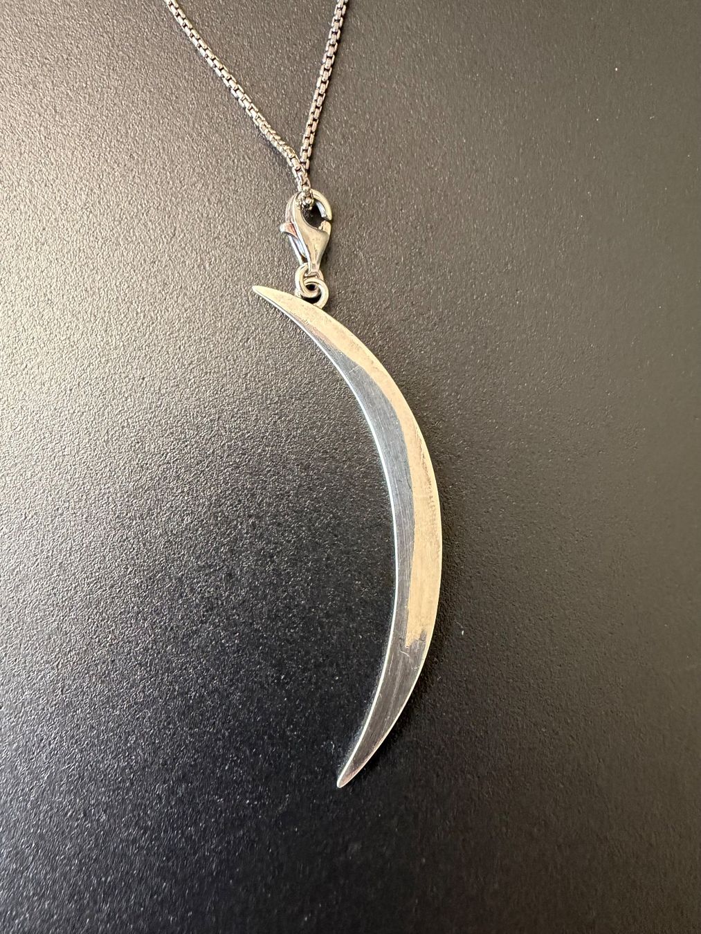 Thomas Sabo Colliers: Thomas Sabo Halskette mit Halbmond in silber – D'occasion à Adlikon b.Regensdf par S-T-H 2