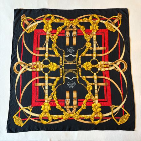 Vintage Hermes Paris Foulard Grande Manège Seidenschal Tuch