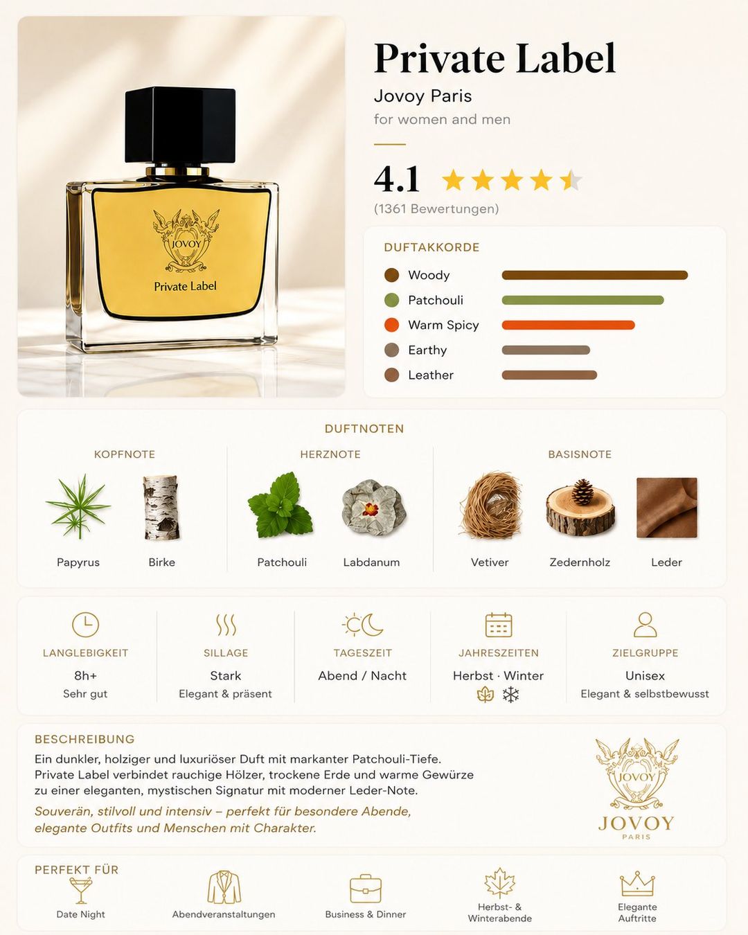 Parfum & Eau de Toilette: Private Label Parfumprobe 3ml – Neu (gemäss Beschreibung) aus Aesch BL von VERIEL_Official 2